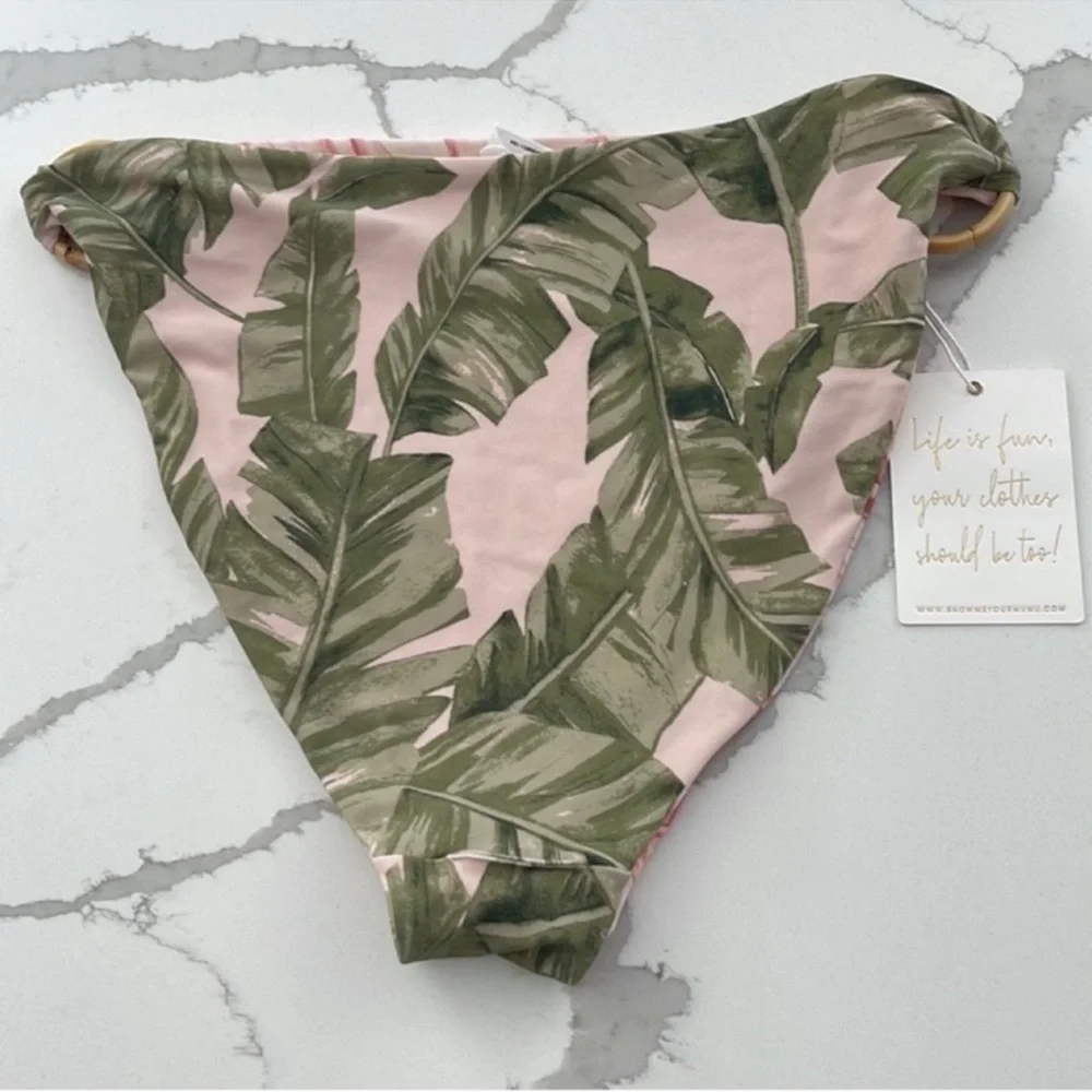 Show Me Your Mumu Venice Beach Reversible Bikini Bottom Majestic Palm Resort XL